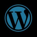 WordPress-Logo – PHP-basiertes Content-Management-System (CMS)